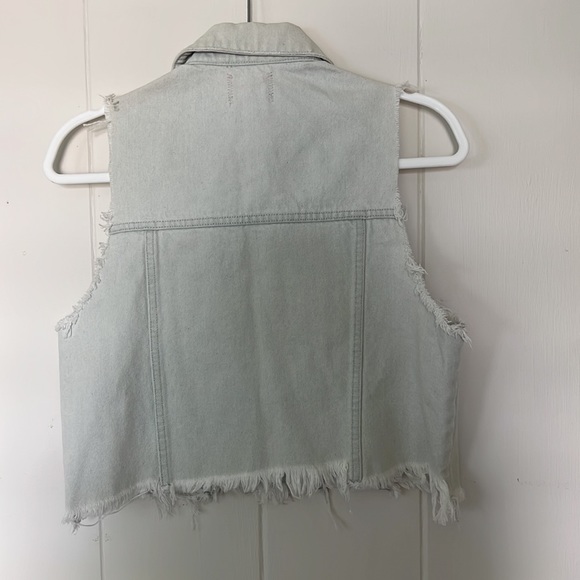 Show Me Your MuMu Denim Vest Size Small - Picture 4 of 4